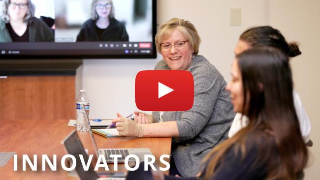 Innovators - People smiling and talking
